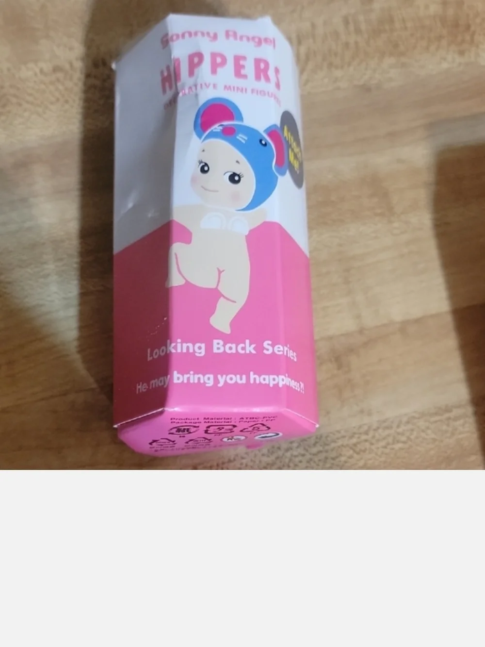 Hippers Collectible Mini Figure Box - Pink & White